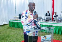 File image of Deputy President Rigathi Gachagua at Kianyaga High School.